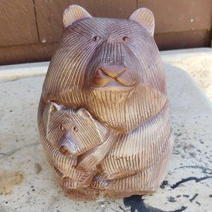 Hugging Bear statue